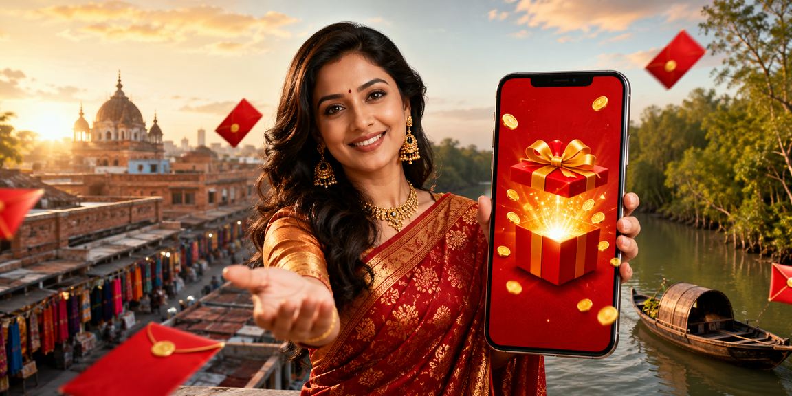 সুন্দরবনের পটভূমিতে basa8 বোনাস উপভোগ করছেন বাংলাদেশি খেলোয়াড়
